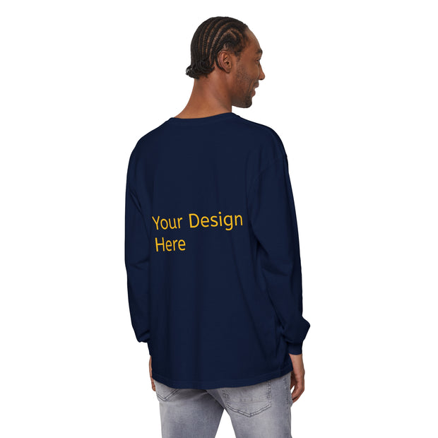 Unisex Garment-dyed Long Sleeve T-Shirt