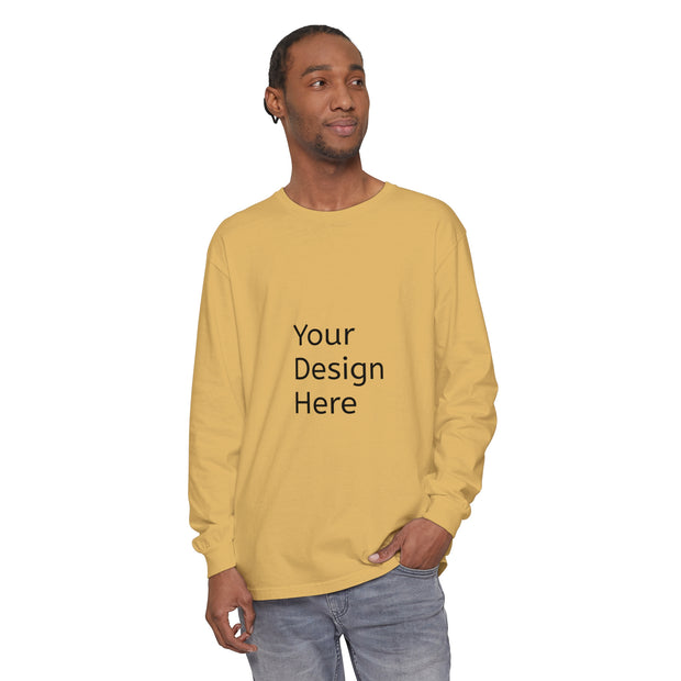 Unisex Garment-dyed Long Sleeve T-Shirt