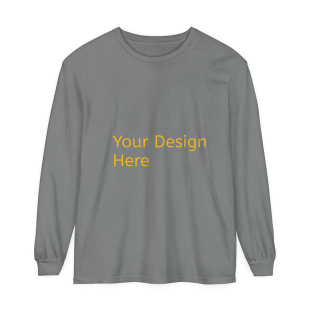 Unisex Garment-dyed Long Sleeve T-Shirt