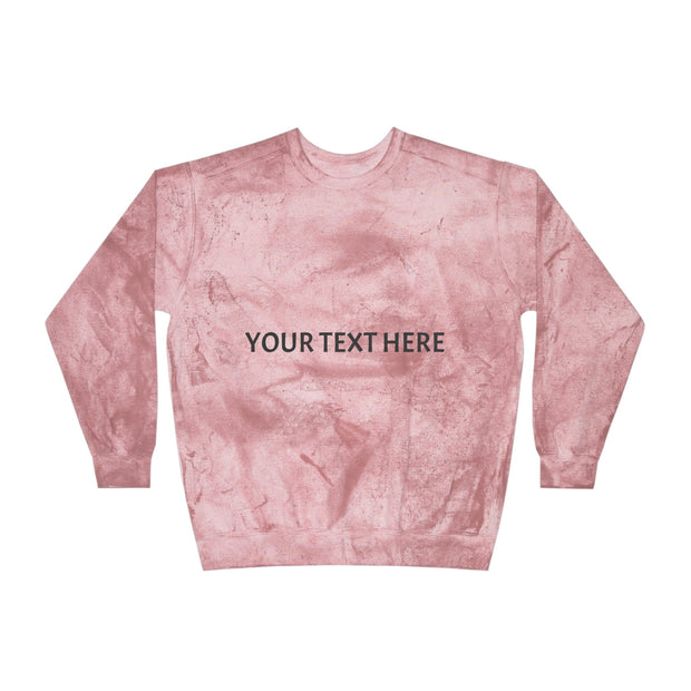 Unisex Color Blast Crewneck Sweatshirt