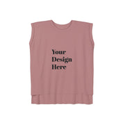 Women’s Flowy Rolled Cuffs Muscle Tee