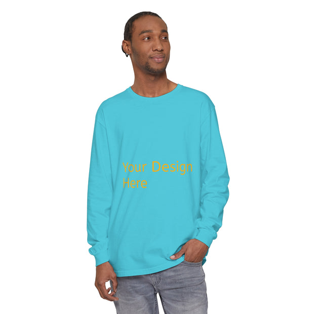 Unisex Garment-dyed Long Sleeve T-Shirt