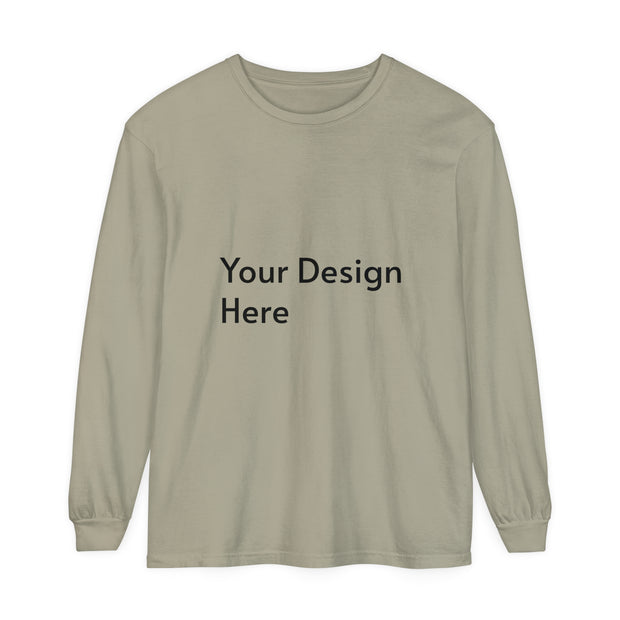 Unisex Garment-dyed Long Sleeve T-Shirt