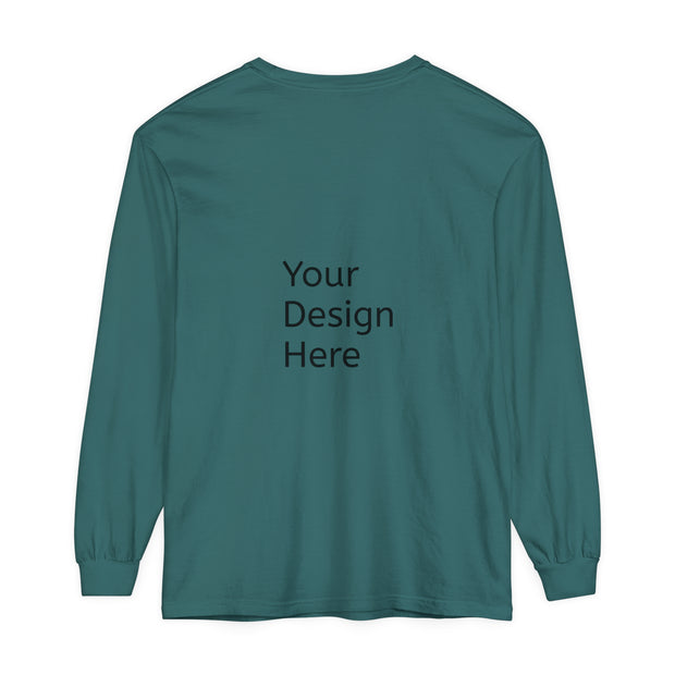 Unisex Garment-dyed Long Sleeve T-Shirt