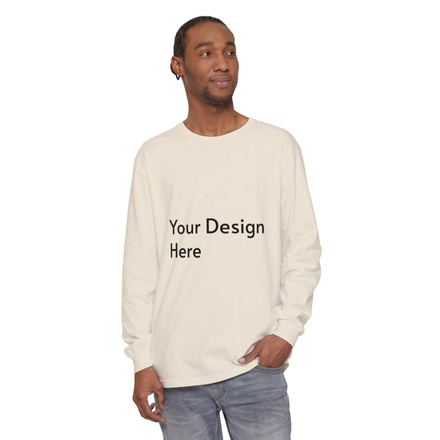 Unisex Garment-dyed Long Sleeve T-Shirt