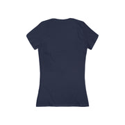 Women's Jersey Short Sleeve Deep V-Neck Tee