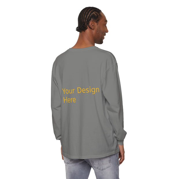 Unisex Garment-dyed Long Sleeve T-Shirt