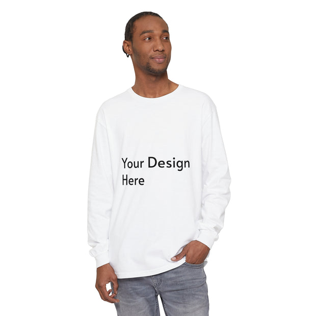 Unisex Garment-dyed Long Sleeve T-Shirt