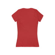 Women's Jersey Short Sleeve Deep V-Neck Tee