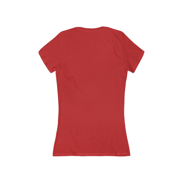 Women's Jersey Short Sleeve Deep V-Neck Tee