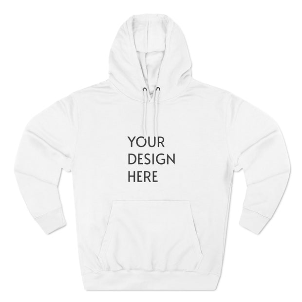 Three-Panel Fleece Hoodie