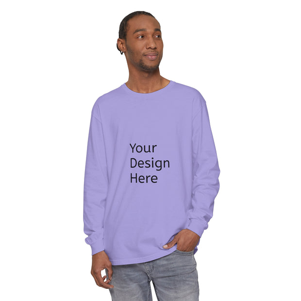 Unisex Garment-dyed Long Sleeve T-Shirt