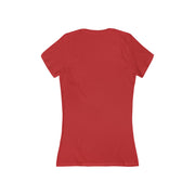 Women's Jersey Short Sleeve Deep V-Neck Tee