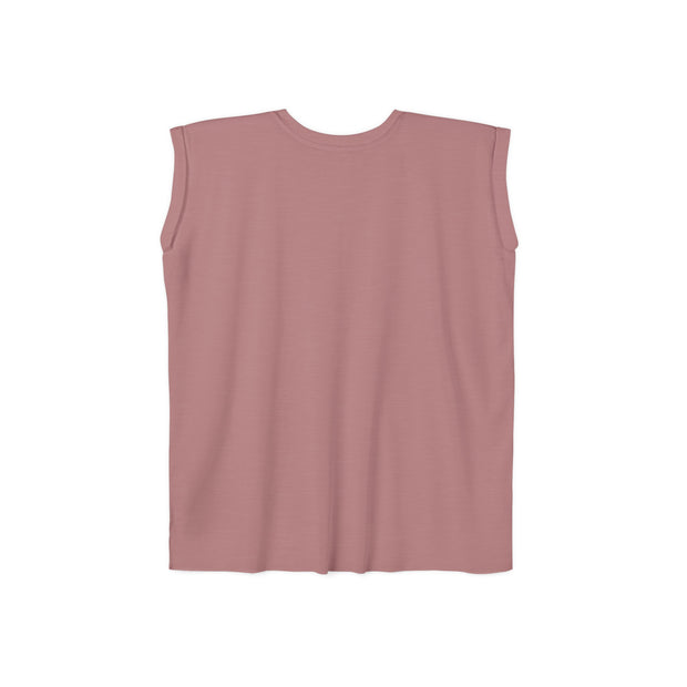 Women’s Flowy Rolled Cuffs Muscle Tee