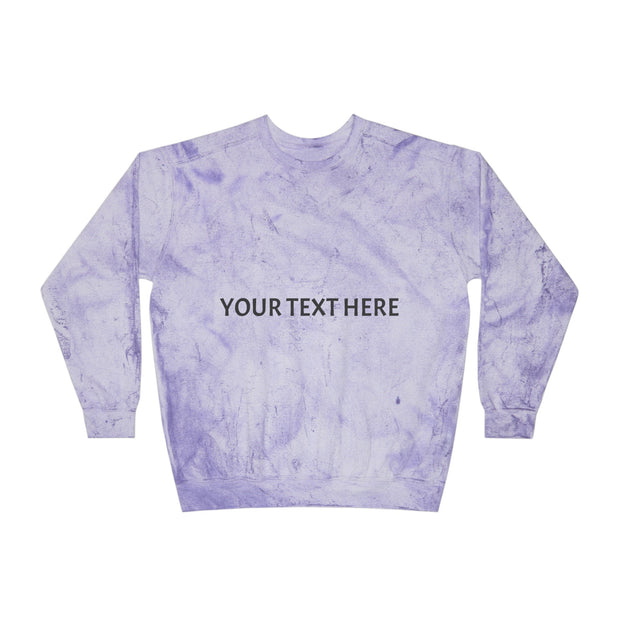 Unisex Color Blast Crewneck Sweatshirt