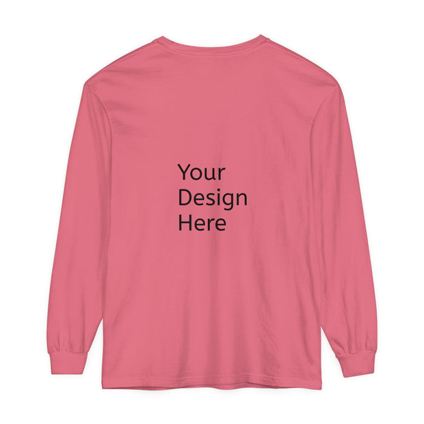 Unisex Garment-dyed Long Sleeve T-Shirt