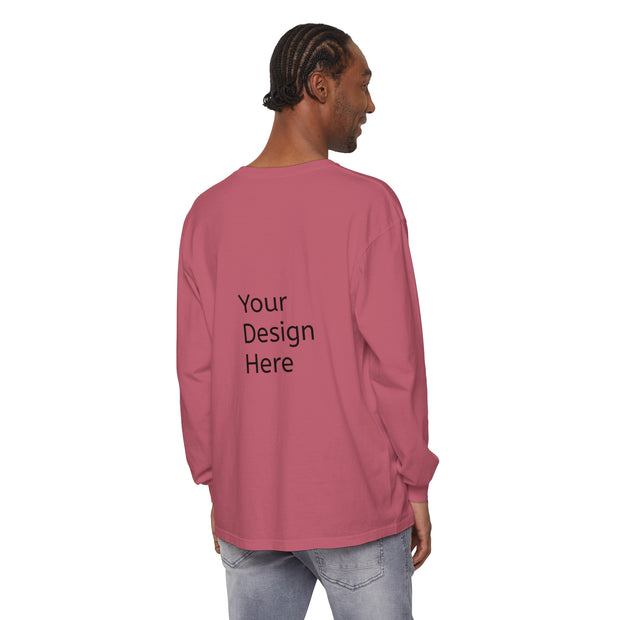 Unisex Garment-dyed Long Sleeve T-Shirt