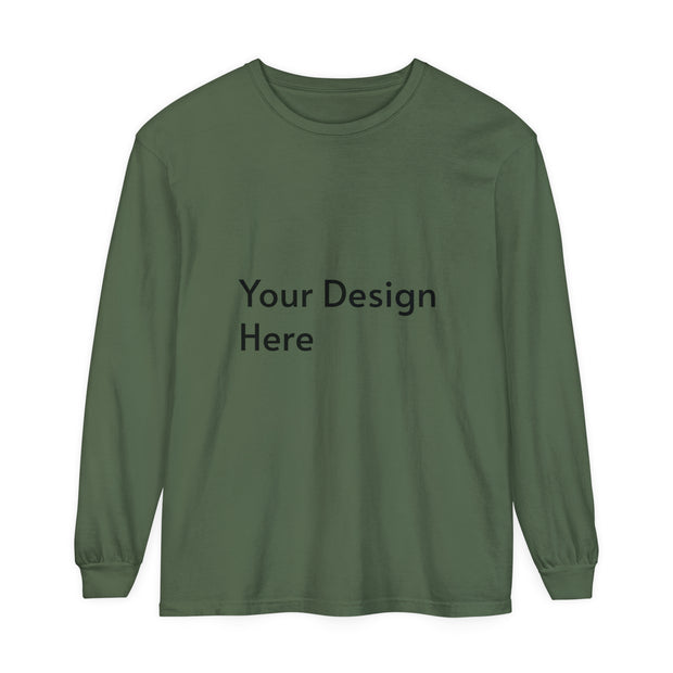 Unisex Garment-dyed Long Sleeve T-Shirt