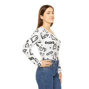 Women's Long Sleeve V-neck Shirt (AOP)