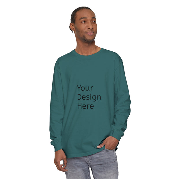 Unisex Garment-dyed Long Sleeve T-Shirt