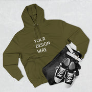 Three-Panel Fleece Hoodie