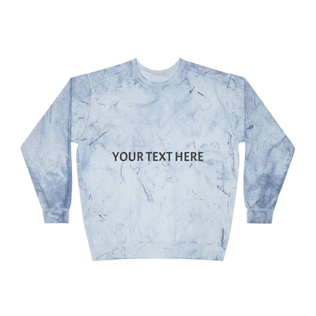 Unisex Color Blast Crewneck Sweatshirt