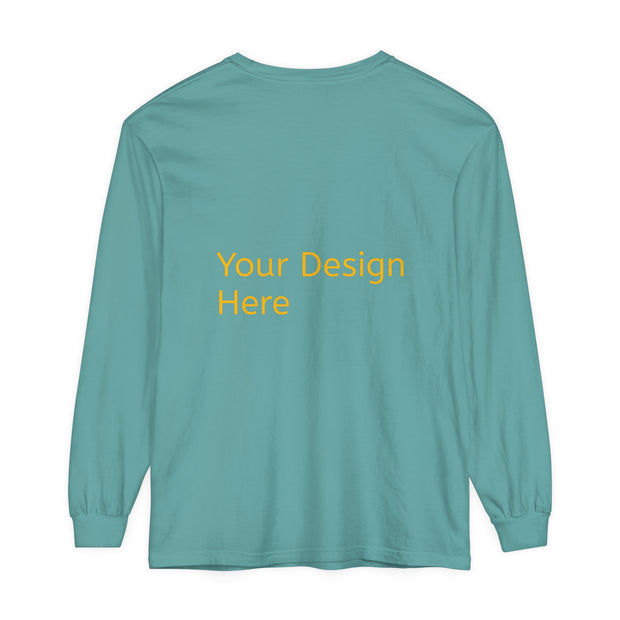 Unisex Garment-dyed Long Sleeve T-Shirt